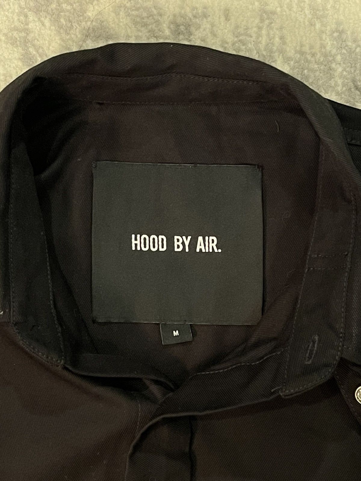 Hood By Air Hood By Air black veteran heavy twill shirt and vest Size US M / EU 48-50 / 2 - 7 Thumbnail