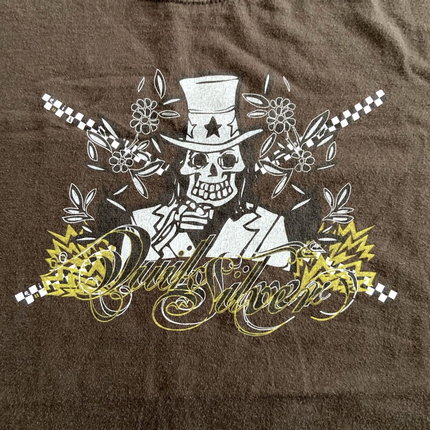 Quiksilver VINTAGE Quiksilver Shirt XL Brown 90s Logo Graphic Print Men T-Shirt Short Sleeve Crew Neck Summer Beach Mexico Size US XL / EU 56 / 4 - 2 Thumbnail