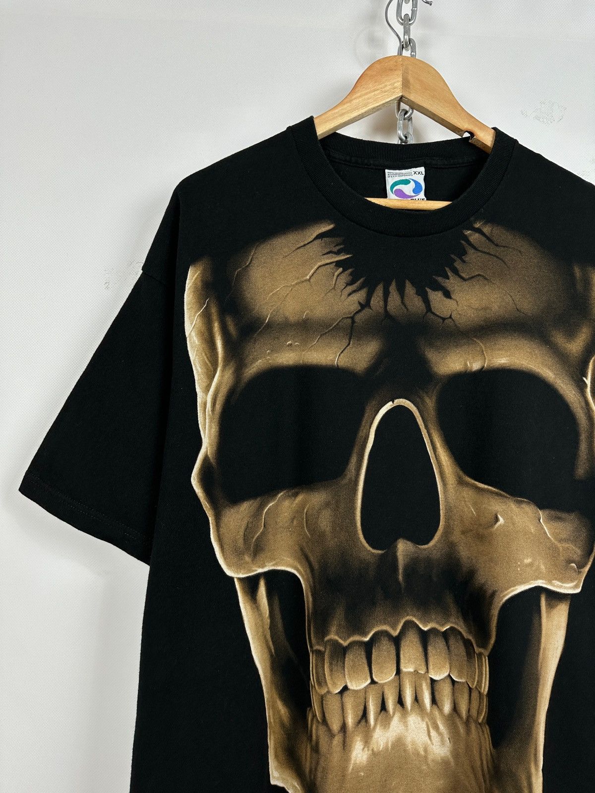 Liquid Blue 1999 Vintage Liquid Blue Skull All Over Print T-Shirt Size US XXL / EU 58 / 5 - 5 Thumbnail