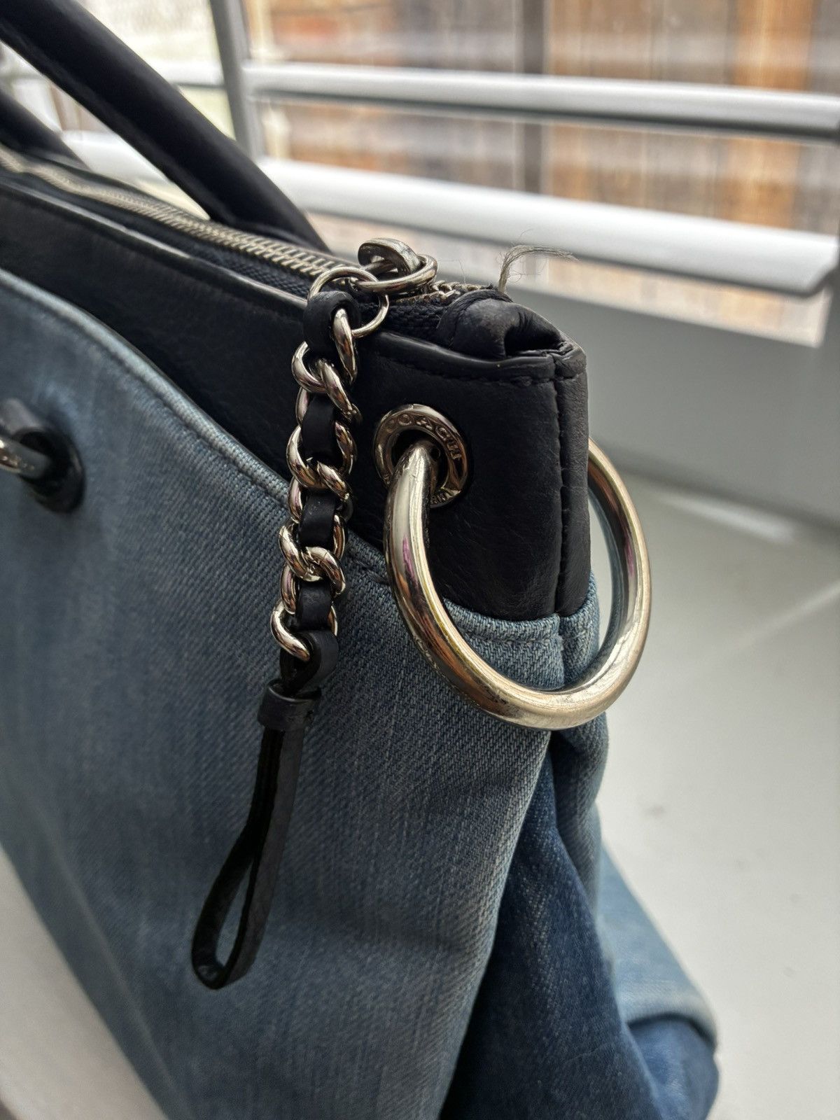 Coach Coach Denim Mia Satchel Size ONE SIZE - 4 Thumbnail