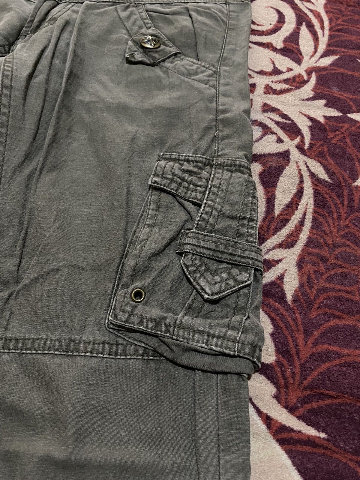 If Six Was Nine 🚨Last🚨Y2K GOA Inspired Cargo Multipocket Pants Size US 29 - 6 Thumbnail