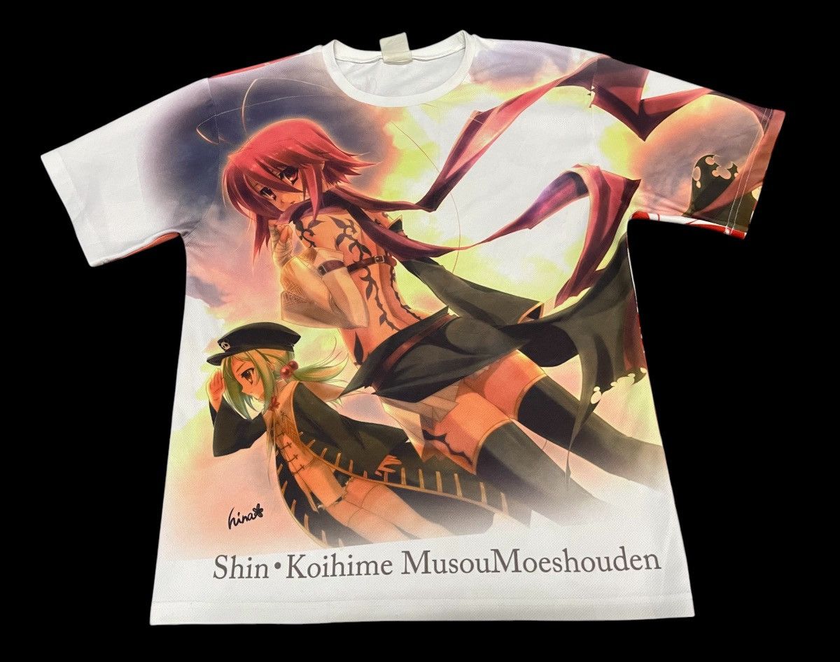 Anime 2010 SHIN KOIHIME MUSOU ROFU (LOVE) ALL OVERPRINT SHIRT Size US M / EU 48-50 / 2 - 2 Thumbnail