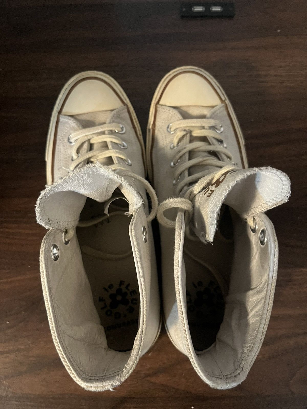 Converse × Golf le Fleur Golf le Fleur Parchment Size US 8.5 / EU 41-42 - 4 Thumbnail