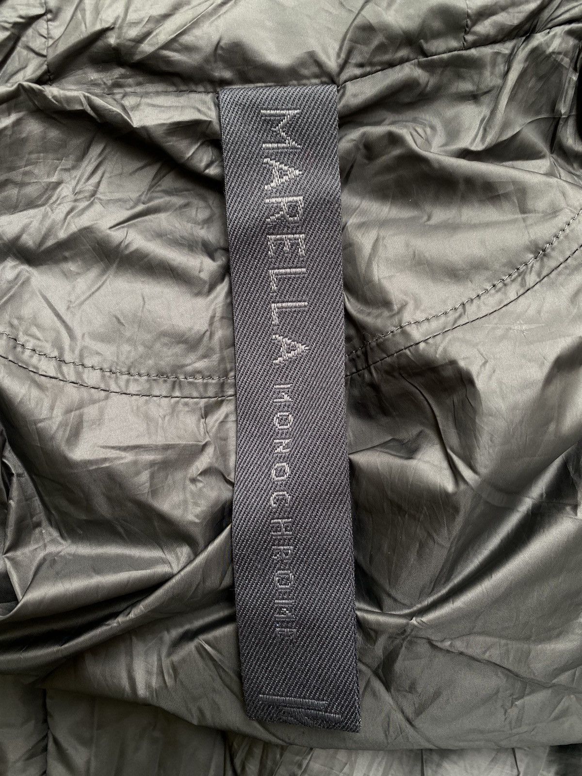 Marella × Max Mara Marella Monochrome Hooded Coat Size XS / US 0-2 / IT 36-38 - 7 Thumbnail