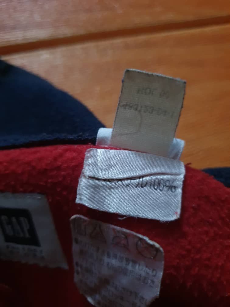 Gap Gap half zipper red colour fleece Sweatshirt Size US L / EU 52-54 / 3 - 3 Thumbnail