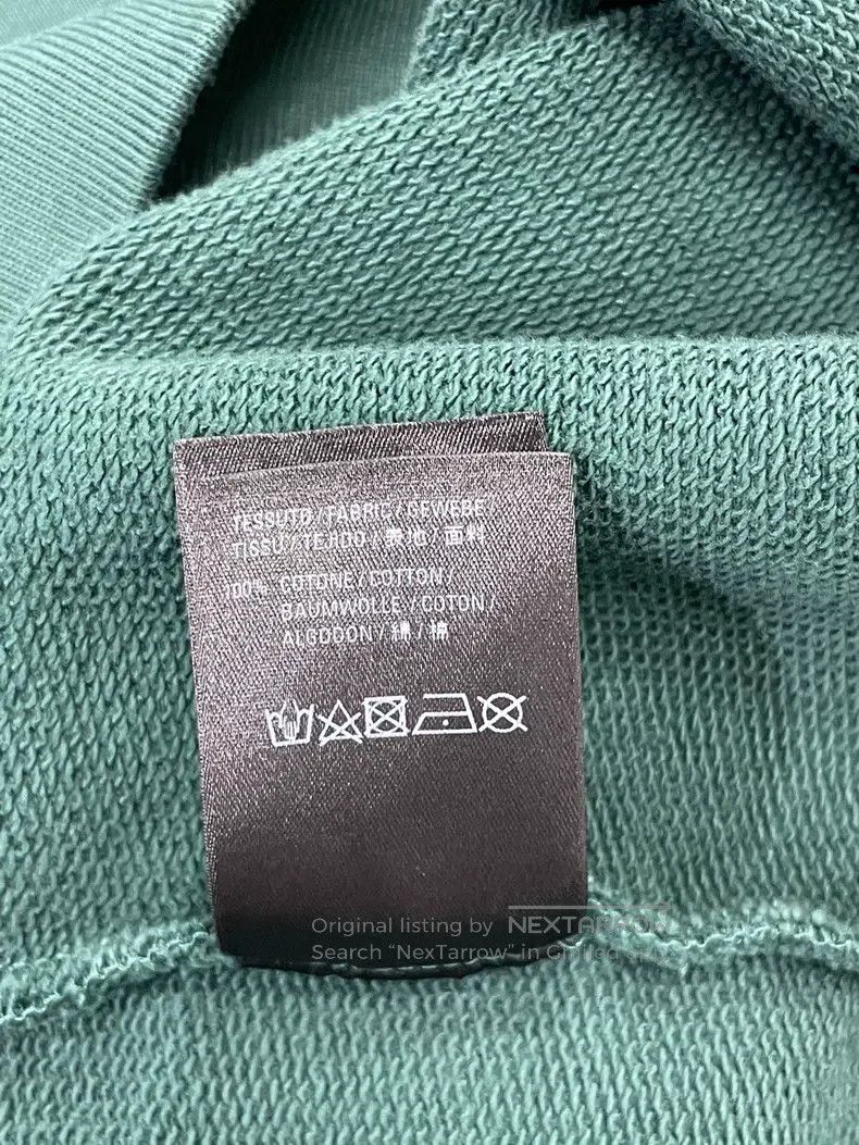 Balenciaga Balenciaga Green round-neck sweatshirt with large logo, si Size US S / EU 44-46 / 1 - 6 Thumbnail