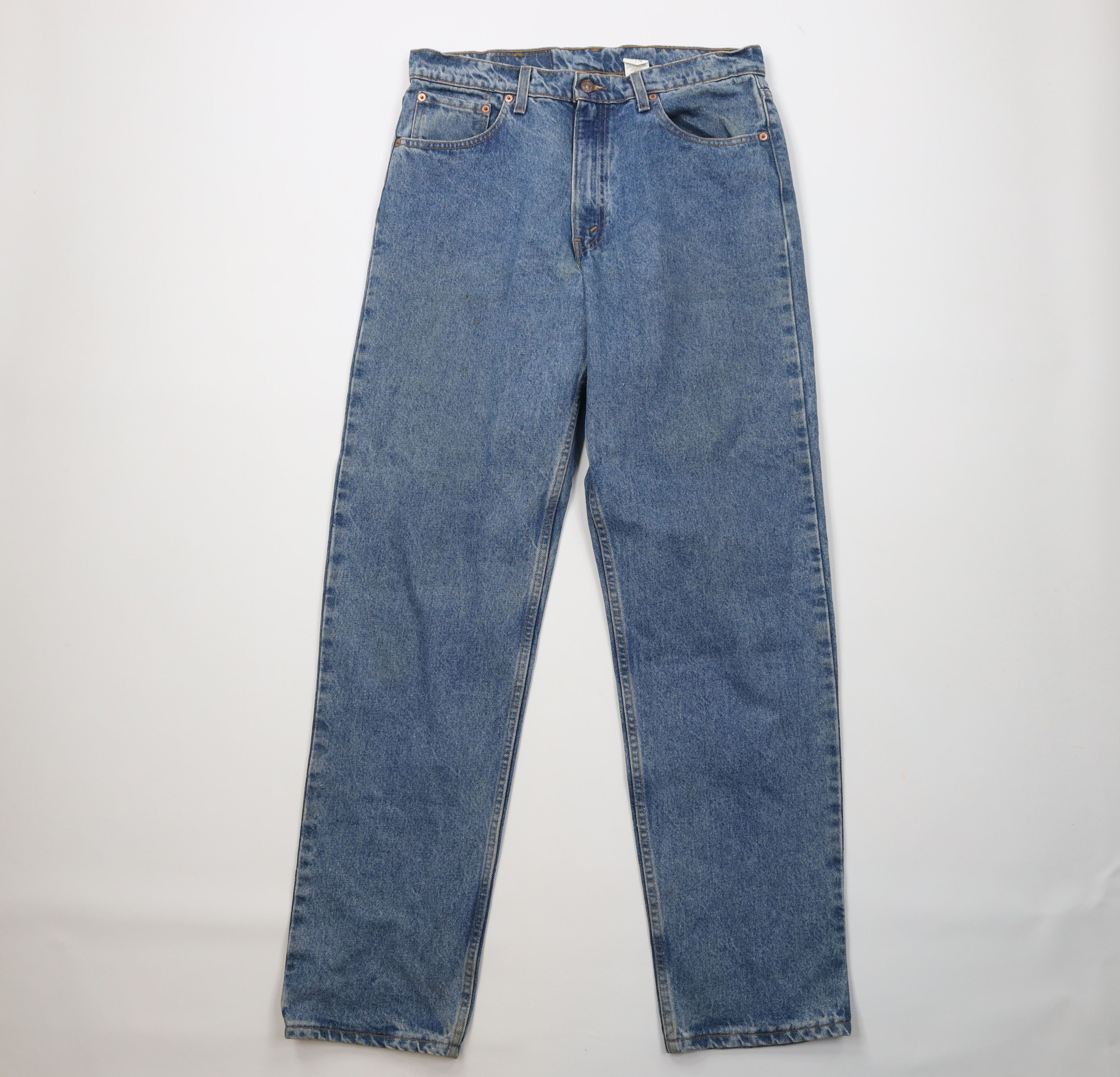 Levi's Vintage 90s Levis 550 Fit Denim Jeans Blue Cotton USA Size US 36 / EU 52 - 1 Thumbnail