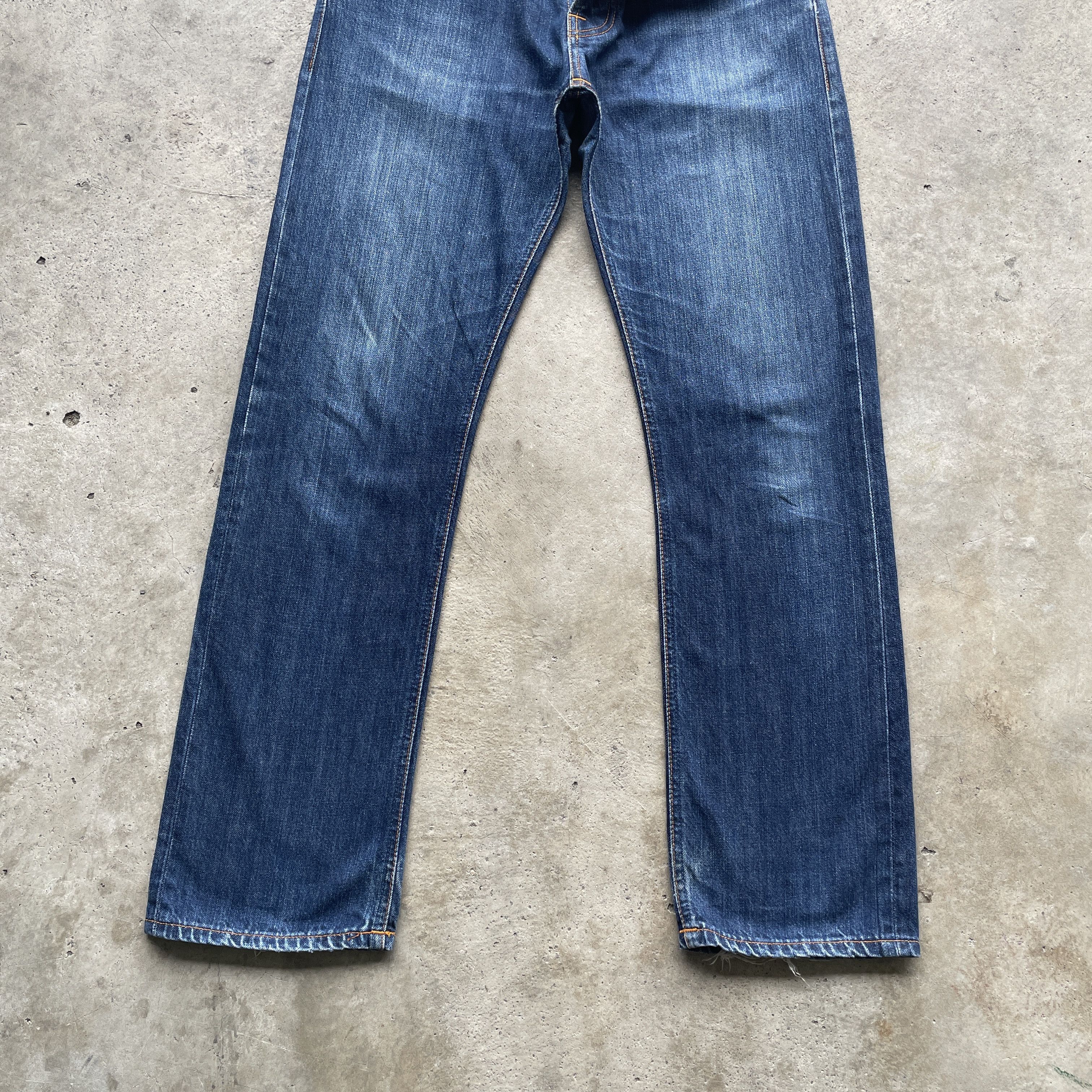 Nudie Jeans W32x31 VINTAGE NUDIE JEANS FLYBUTTON FADED PANTS DENIM Size US 32 / EU 48 - 4 Thumbnail