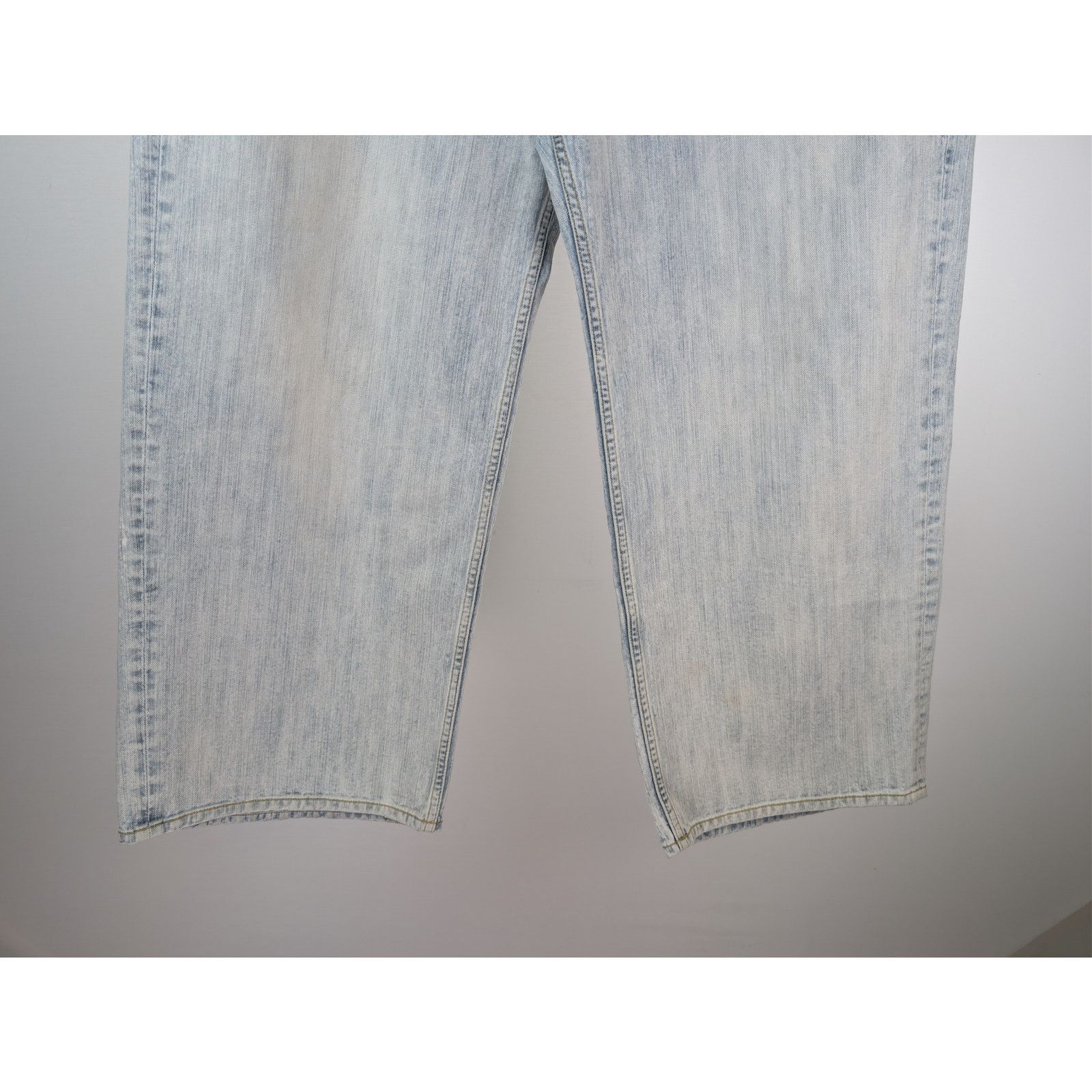Balenciaga o1rshd1 Oversized Baggy Denim Pants in Bleached Ring Size US 32 / EU 48 - 4 Thumbnail
