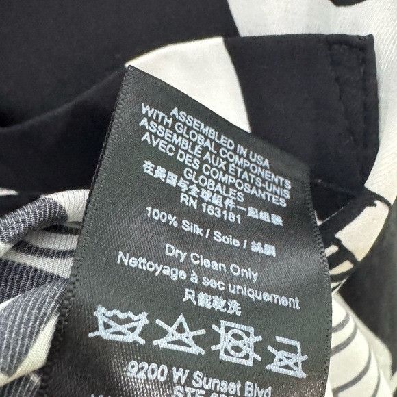 Rhude Rhude Strada Silk Shirt White Black Men’s Size Medium Size US M / EU 48-50 / 2 - 6 Thumbnail