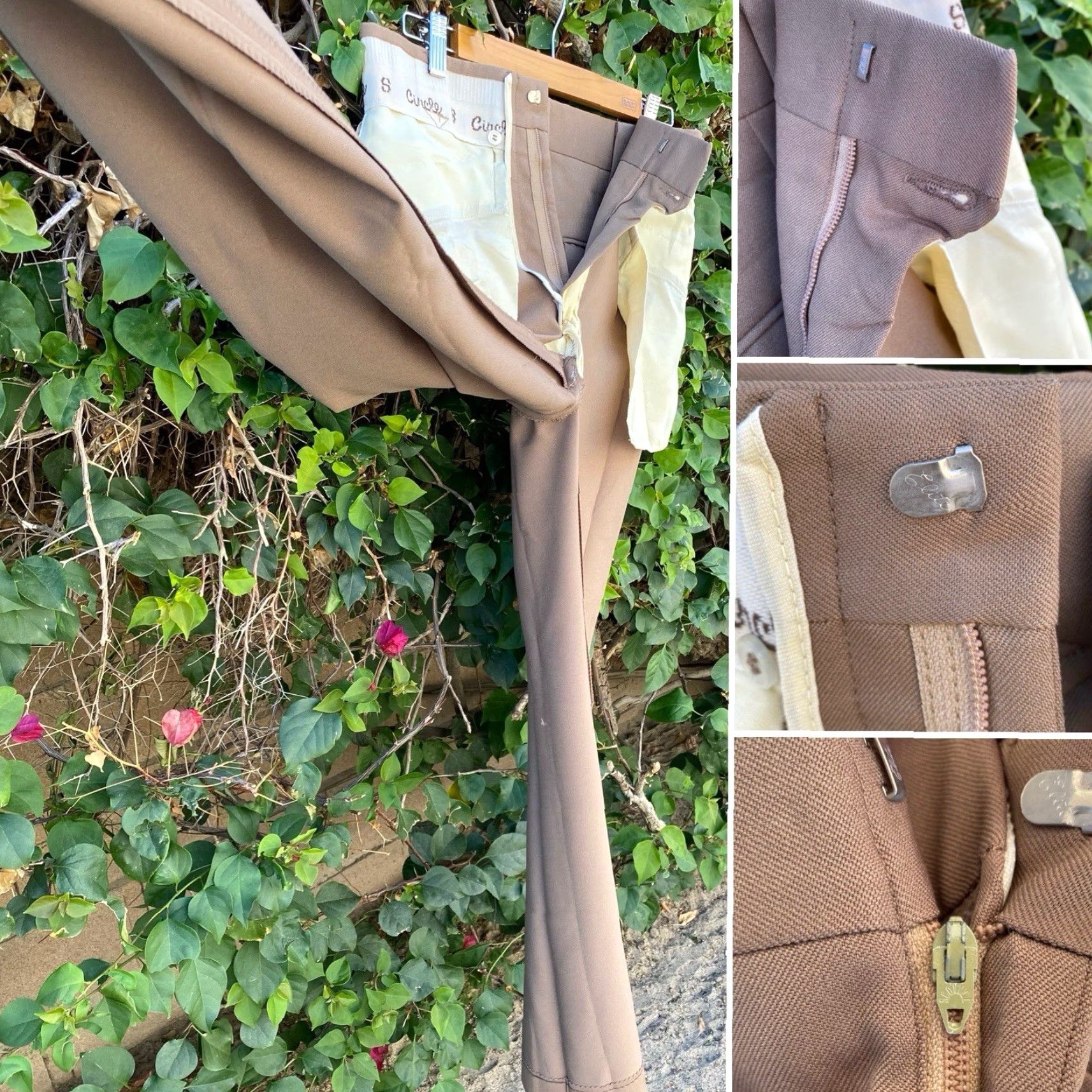 Vintage VINTAGE Kenny Rogers Circle S Western Pants Made In USA beige 30 x 33 3/8 Cowboy Core Rockabilly Mens Size US 30 / EU 46 - 7 Thumbnail