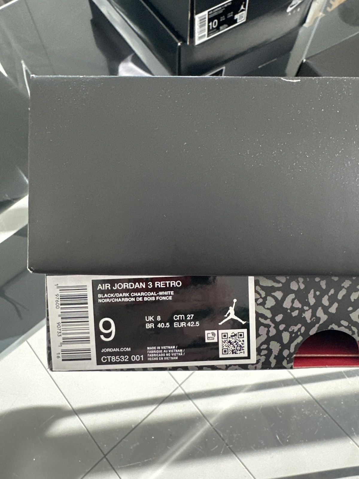 Jordan Brand J3 black cat Size US 9 / EU 42 - 8 Thumbnail
