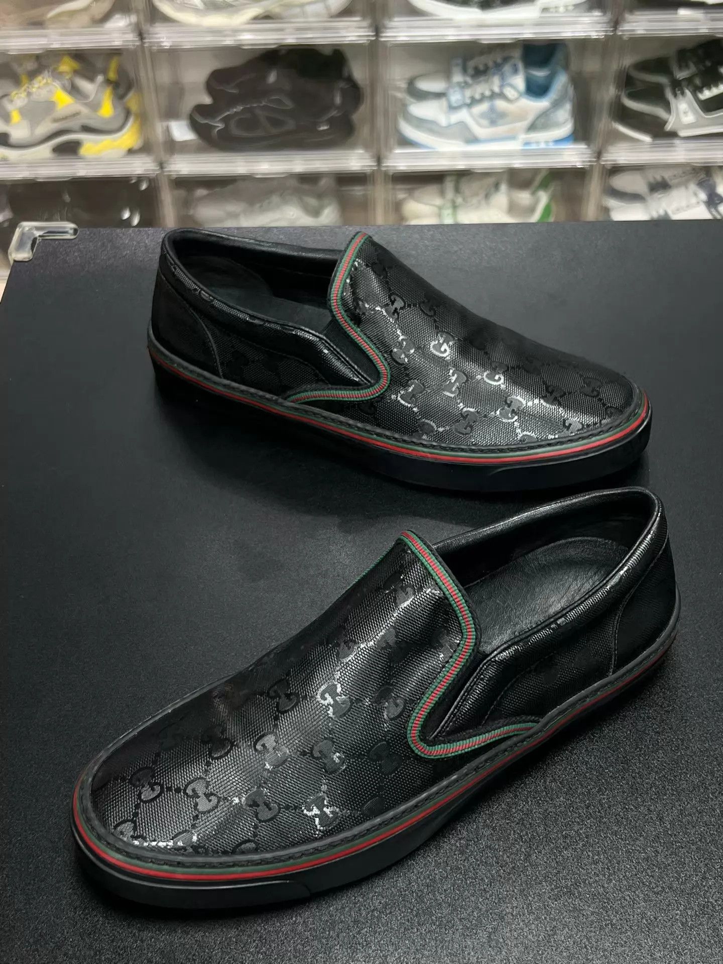 Gucci GUCCI Tennis 1977 Black Sneakers 40 Size US 7 / EU 40 - 1 Thumbnail