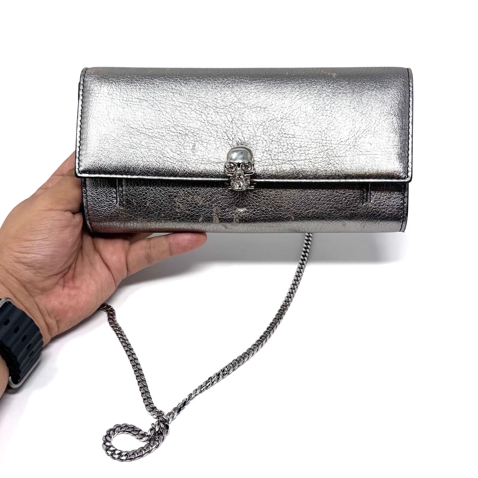 Alexander McQueen Alexander McQueen Chain Wallet Size ONE SIZE - 17 Thumbnail