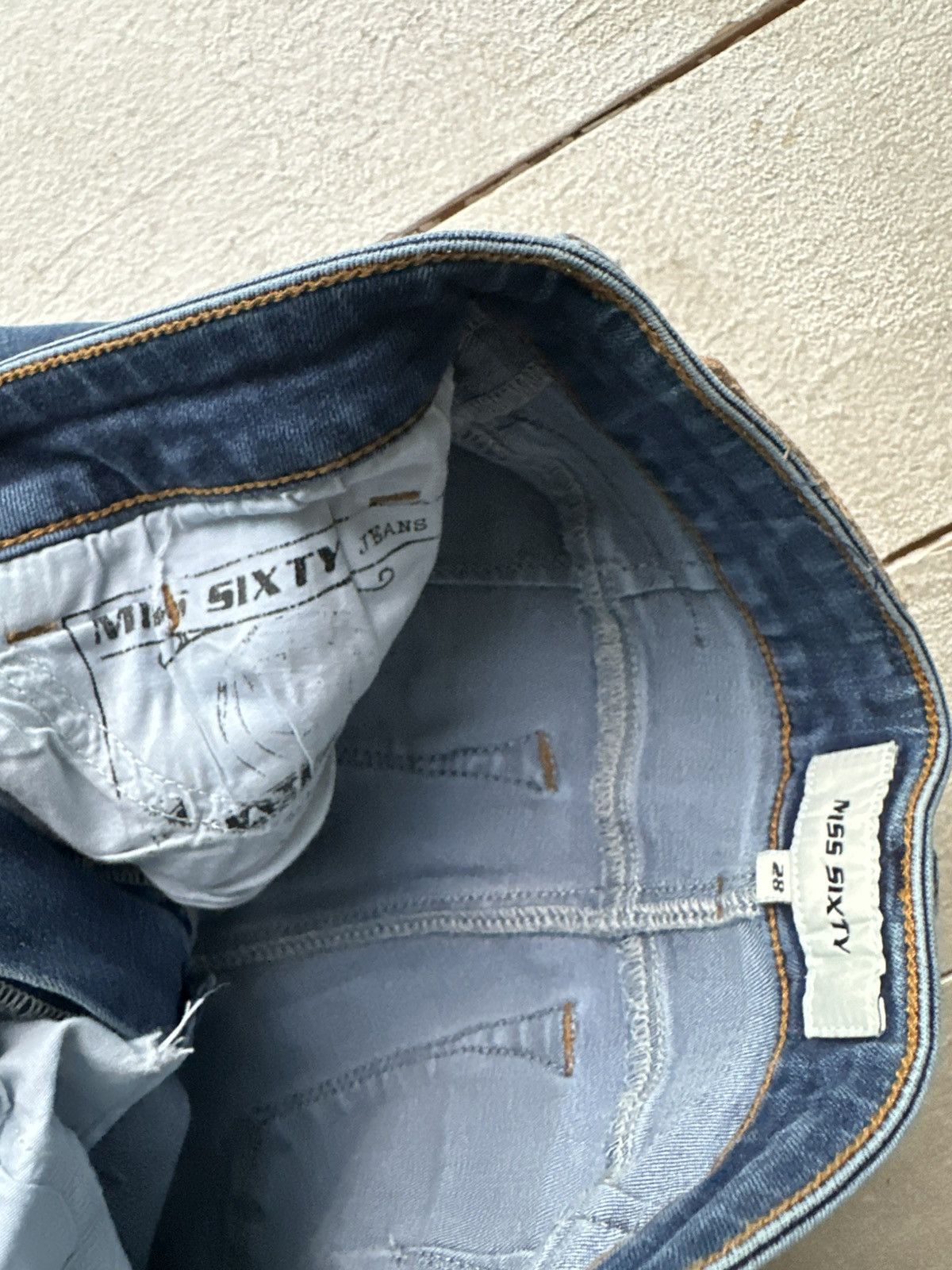Miss Sixty 🚨Vintage Y2K Miss Sixty Flared RARE Streetwear 90s Size 28" / US 6 / IT 42 - 6 Thumbnail