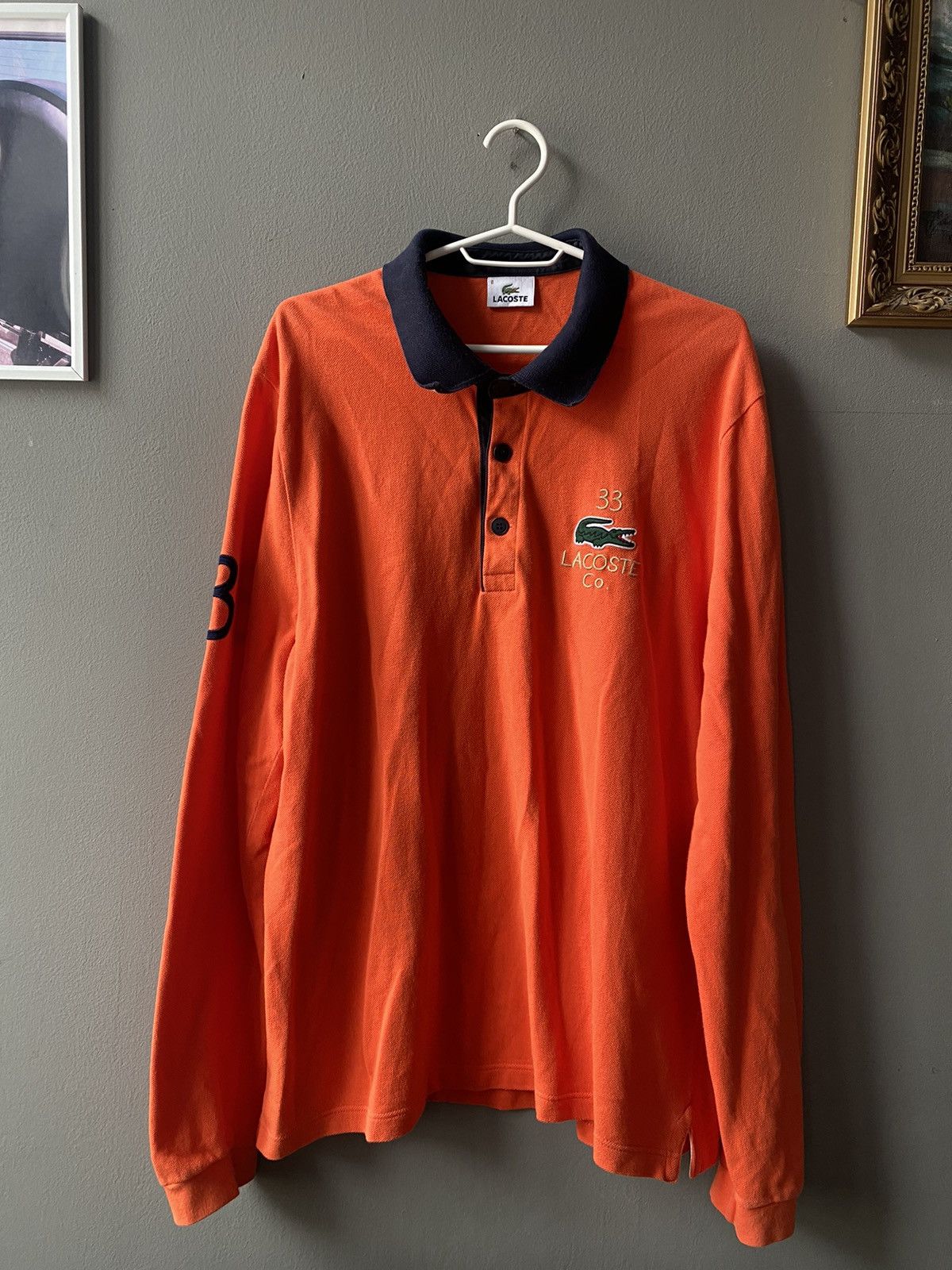 Lacoste Lacoste Polo Shirt Mens #33 Small Logo Long Sleeve Size US L / EU 52-54 / 3 - 1 Thumbnail
