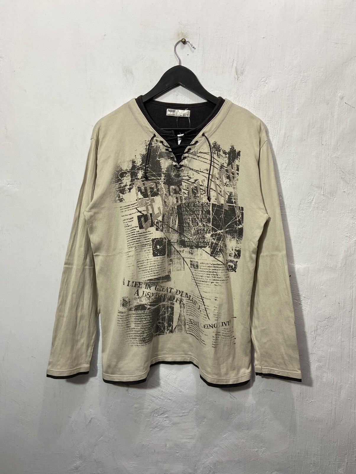 Y2k Passes Beauty Beast Style Long Sleeve Tshirt