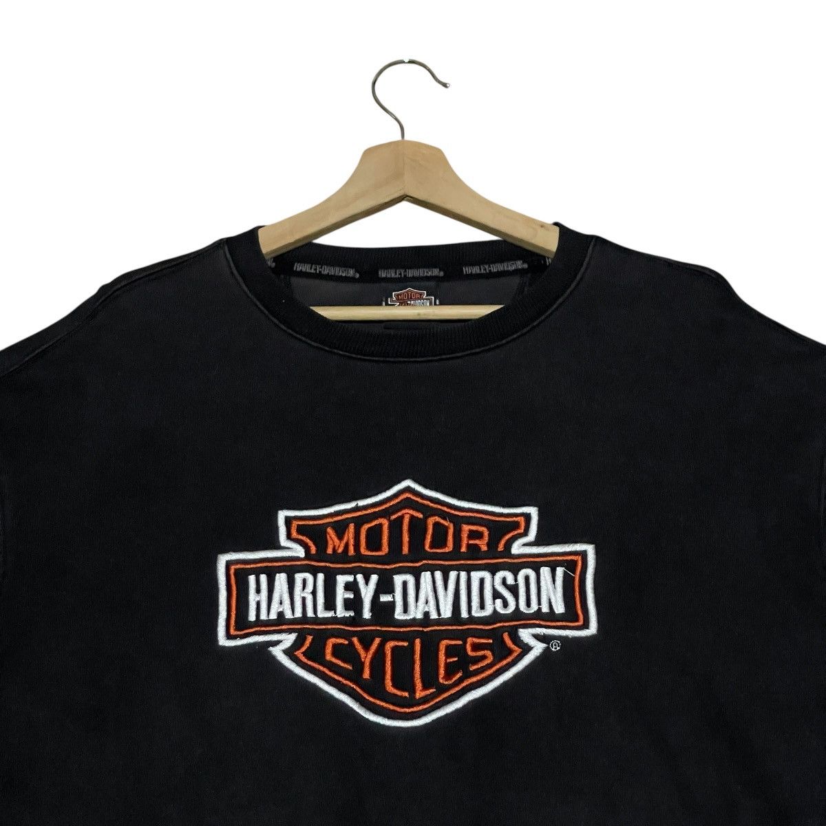 Harley Davidson Y2k Harley Davidson Faded Biker Crewneck Sweatshirt Size US XXL / EU 58 / 5 - 6 Thumbnail