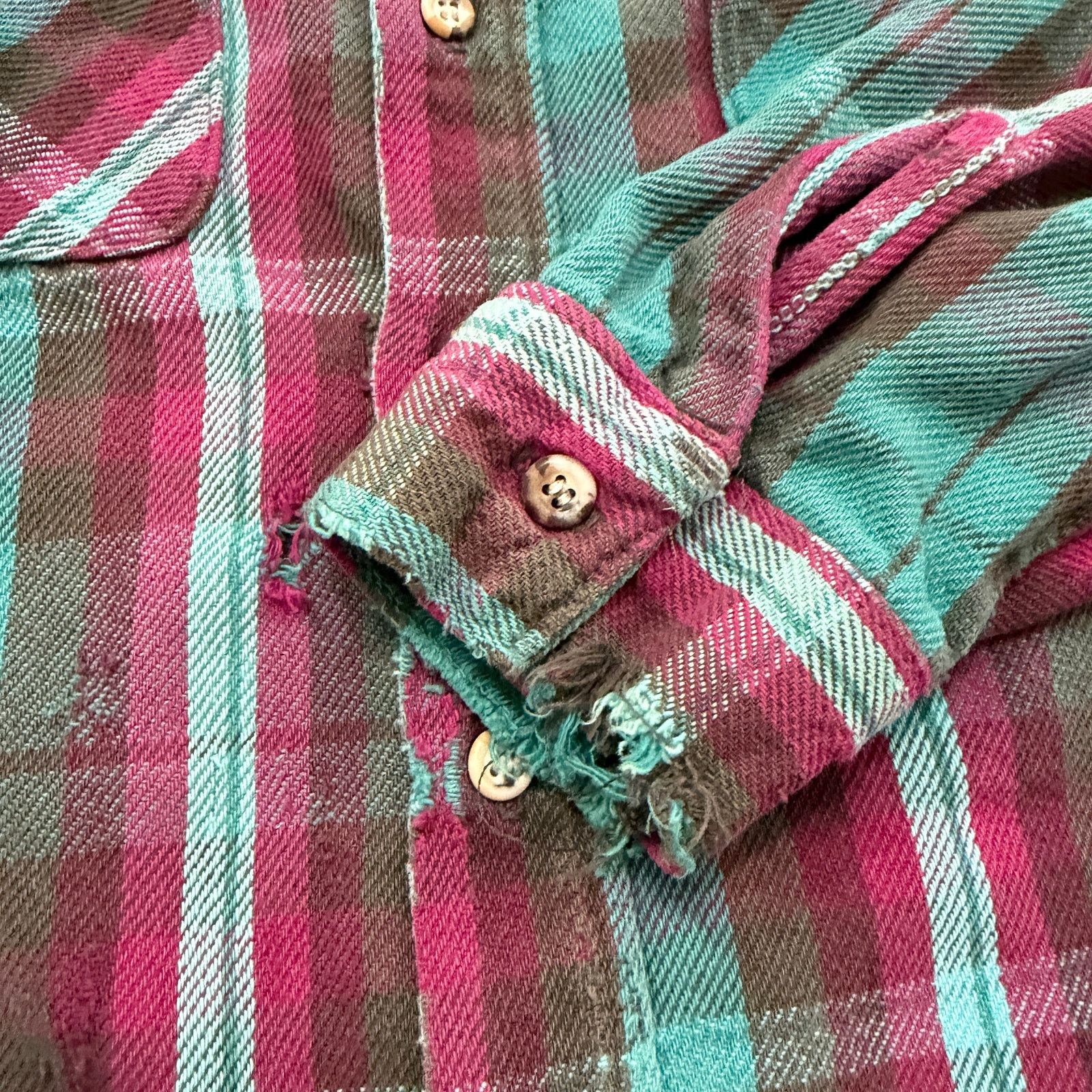 Vintage Vintage Five Brother Flannel Shirt Mens XL Plaid 90s Size US XL / EU 56 / 4 - 7 Thumbnail