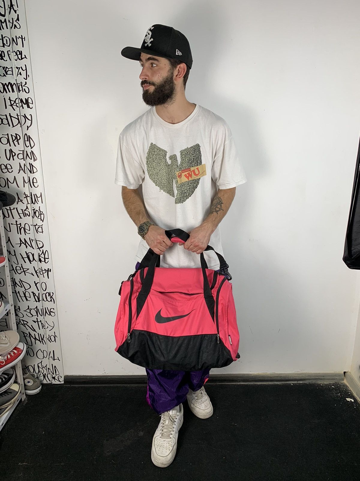 Nike Vintage Nike Travel Training Sport Bag Big Size ONE SIZE - 2 Thumbnail