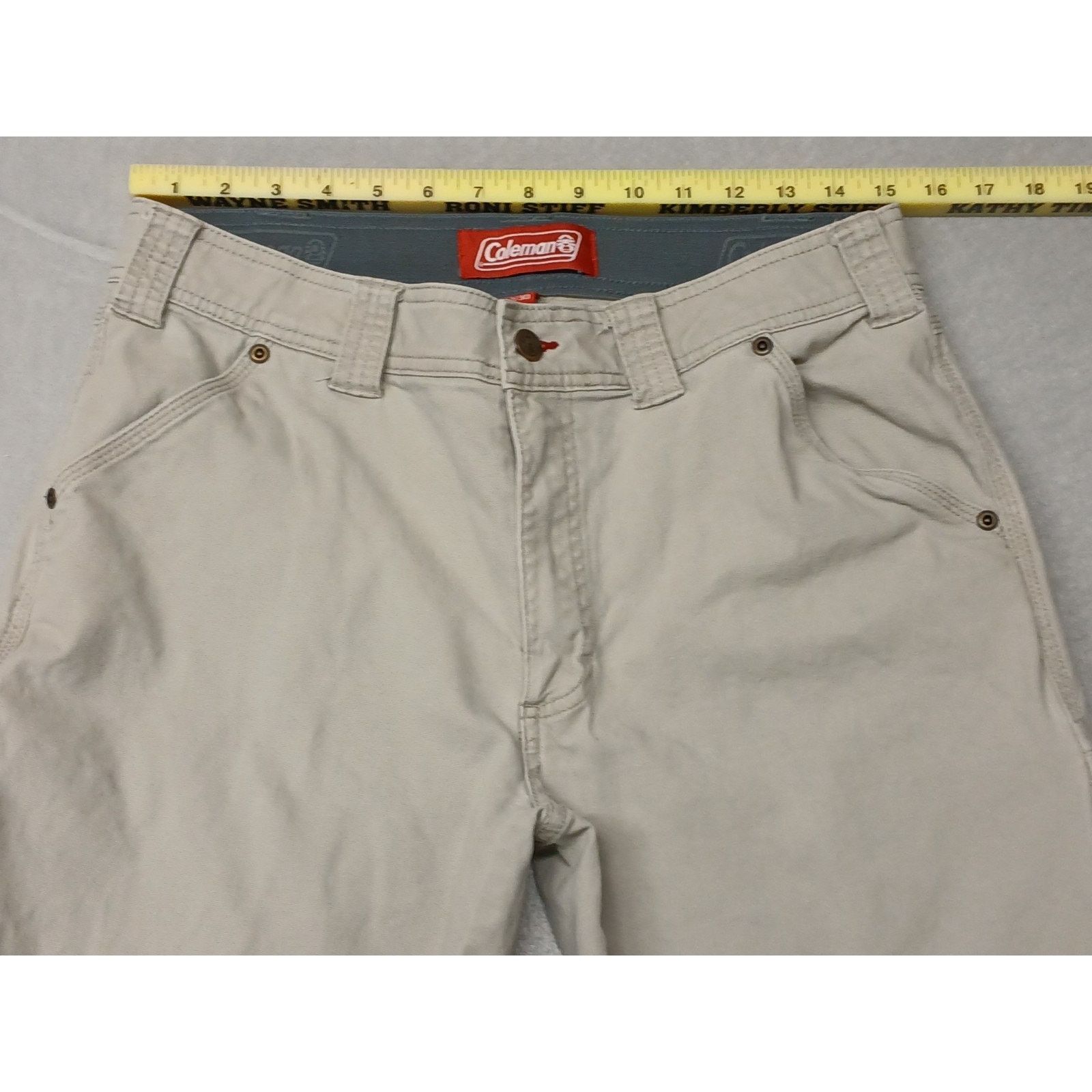 Coleman Coleman (32x30) Khaki Stretch Cotton Jeans Size US 32 / EU 48 - 5 Thumbnail