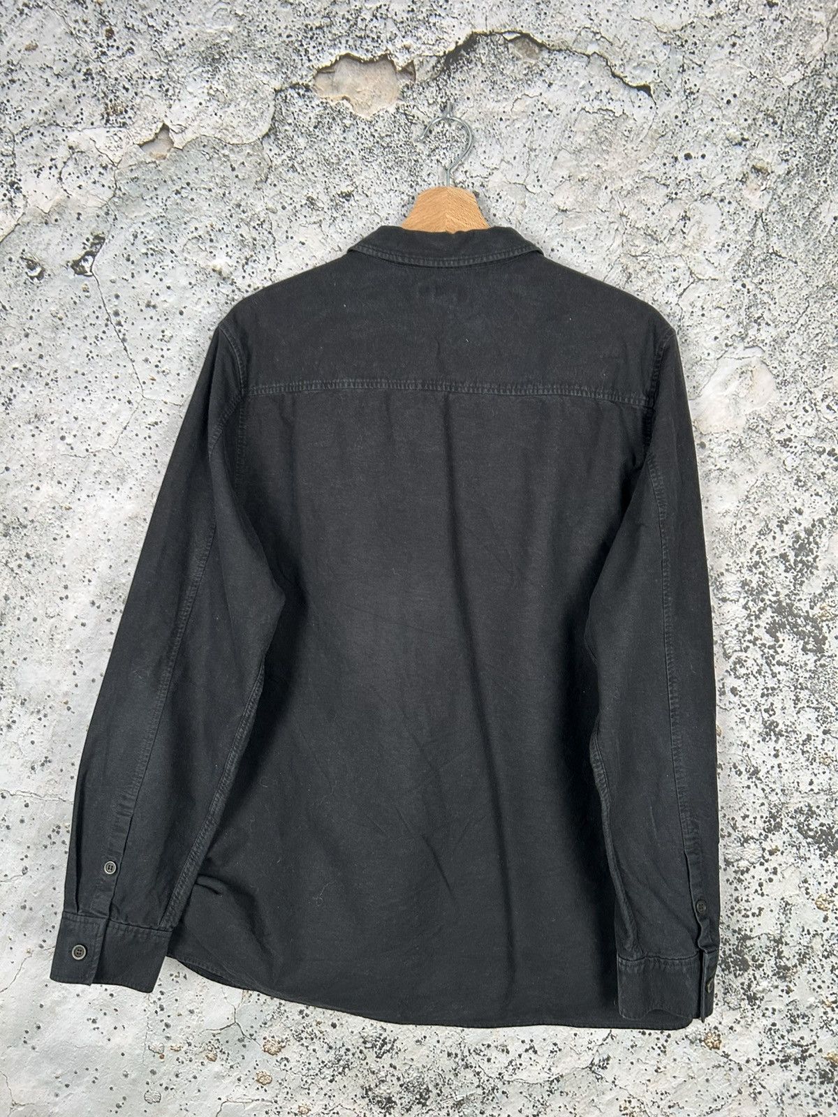 Cos COS Black Shirt Avantgarde Grunge Streetwear Designer Size US M / EU 48-50 / 2 - 5 Thumbnail