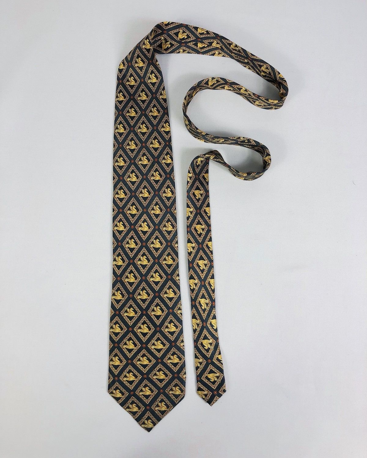 Christian Dior Monsieur Rare Vintage Christian Dior Monsieur Silk Tie Size ONE SIZE - 2 Thumbnail