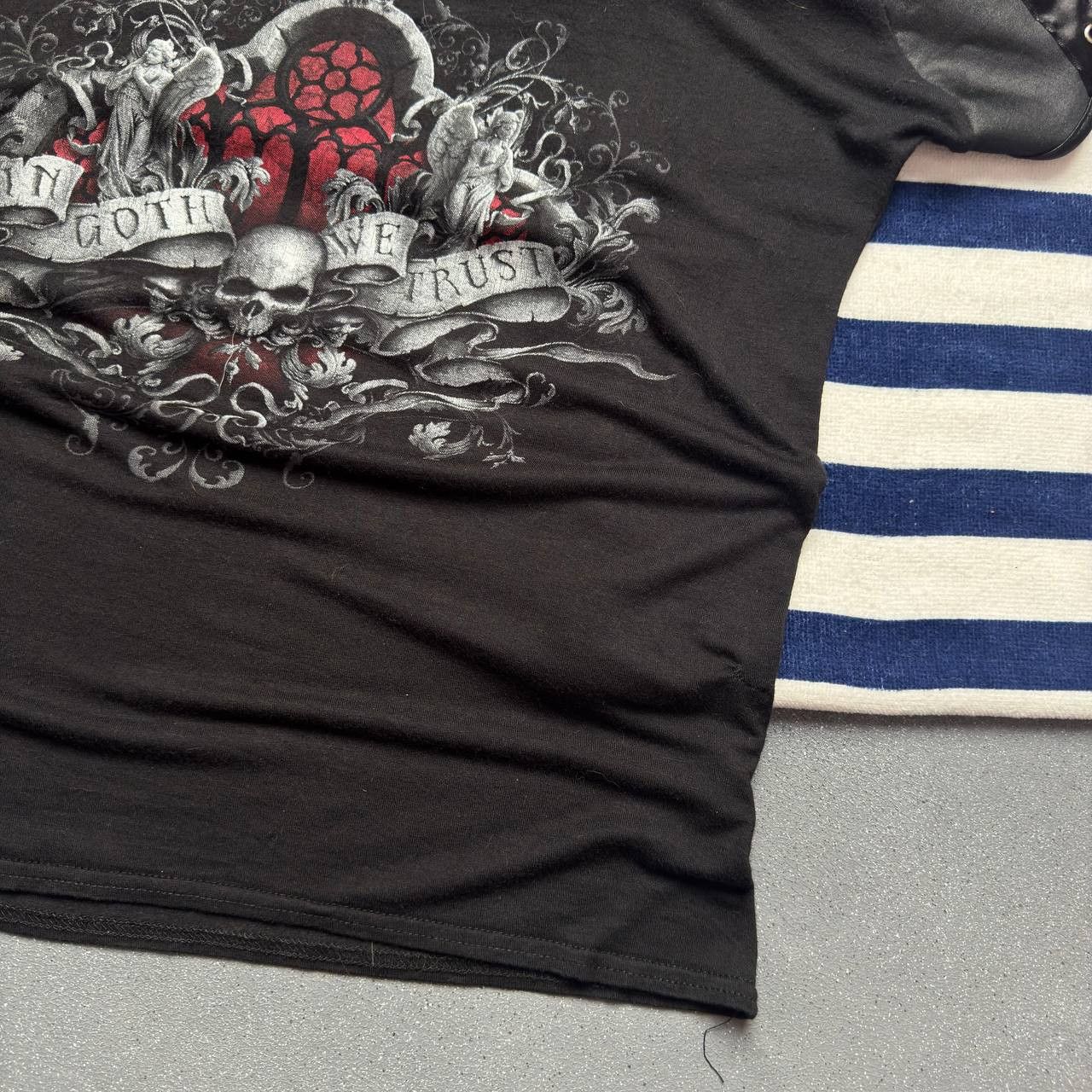 Japanese Brand × Vintage Spiral Direct Gothic Y2K T-Shirt Size XL / US 12-14 / IT 48-50 - 6 Thumbnail