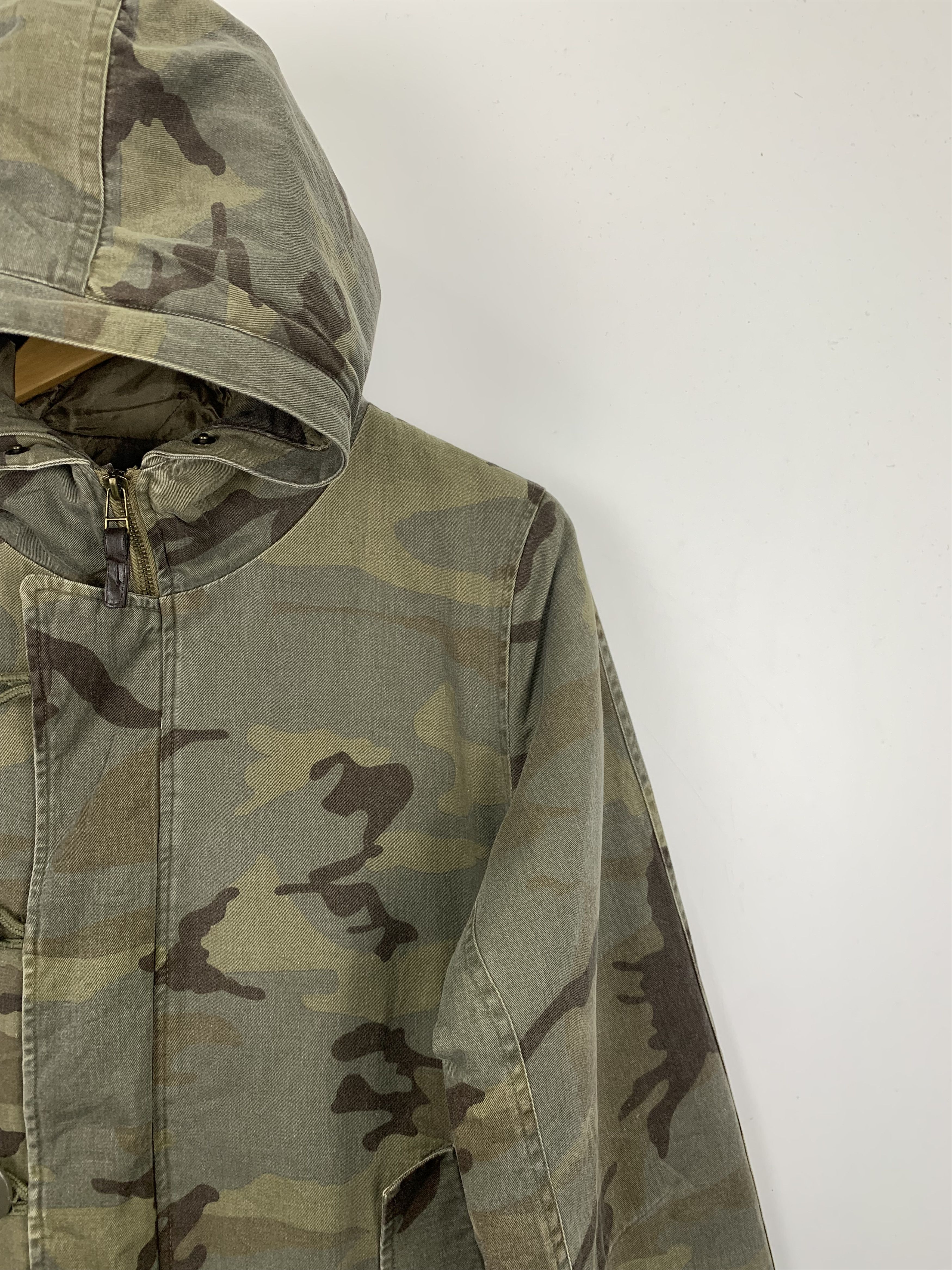 Vintage Vintage Us Air Force Camo Military Hoodie Jacket J0873 Size US L / EU 52-54 / 3 - 7 Thumbnail