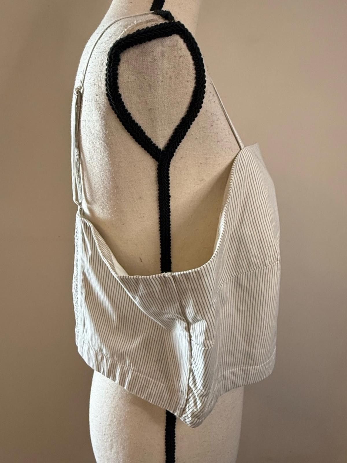 Other Banana Republic Factory preppy striped cropped top SZ XL Size XL / US 12-14 / IT 48-50 - 3 Thumbnail