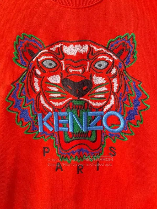 Kenzo Kenzo Orange Cotton Animal Sweatshirt for Women . Size XS / US 0-2 / IT 36-38 - 8 Thumbnail