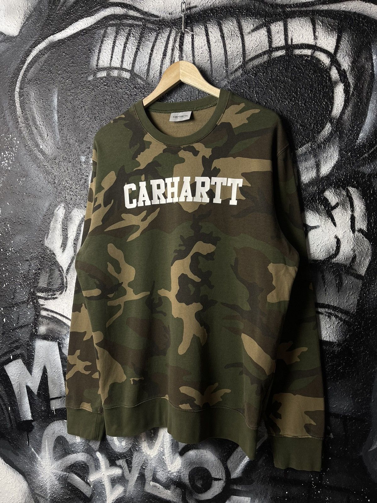 Carhartt Carhartt WIP College Sweat Camo Laurel Men’s Size L Size US L / EU 52-54 / 3 - 1 Thumbnail