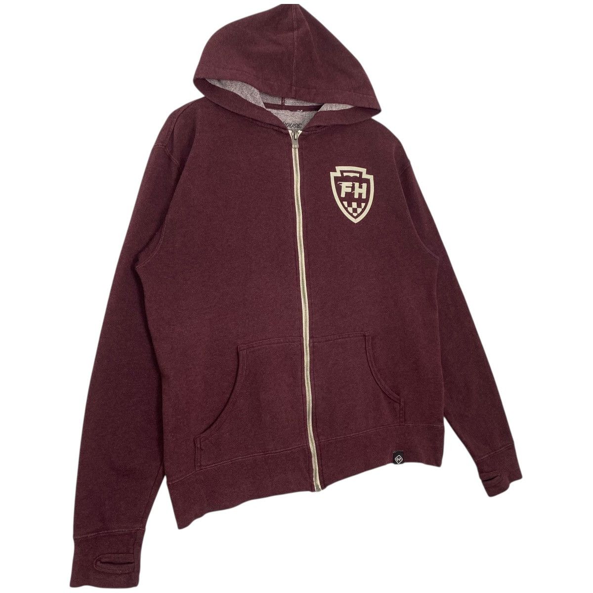 Vintage Vintage FastHouse Full Zip Hoodie Red Pullover Jumper Size M Size US M / EU 48-50 / 2 - 3 Thumbnail