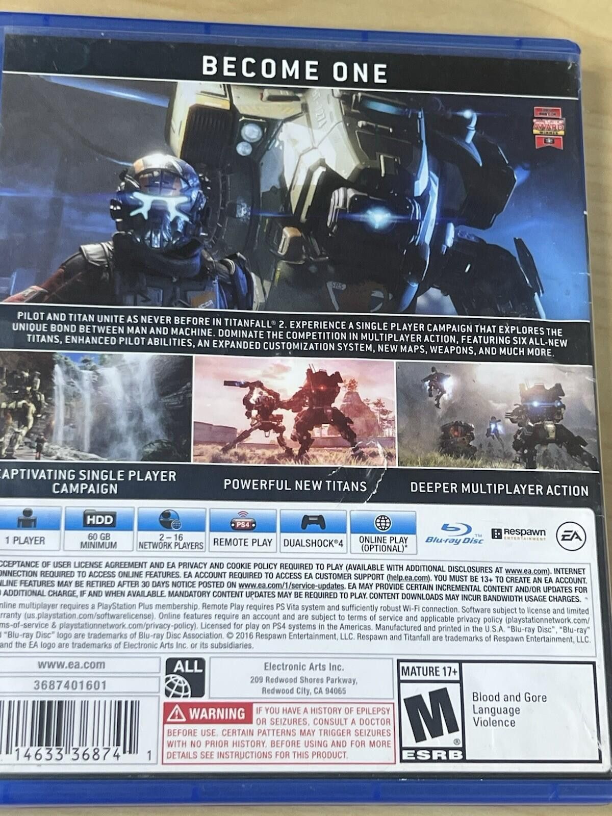 Other Titanfall 2 (PlayStation 4, PS4) Size ONE SIZE - 7 Thumbnail