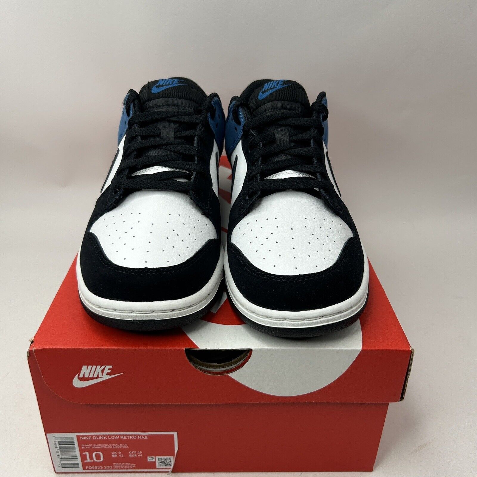 Nike Nike Dunk Low Retro NAS “Industrial Blue” 2023 Size US 10 / EU 43 - 2 Thumbnail