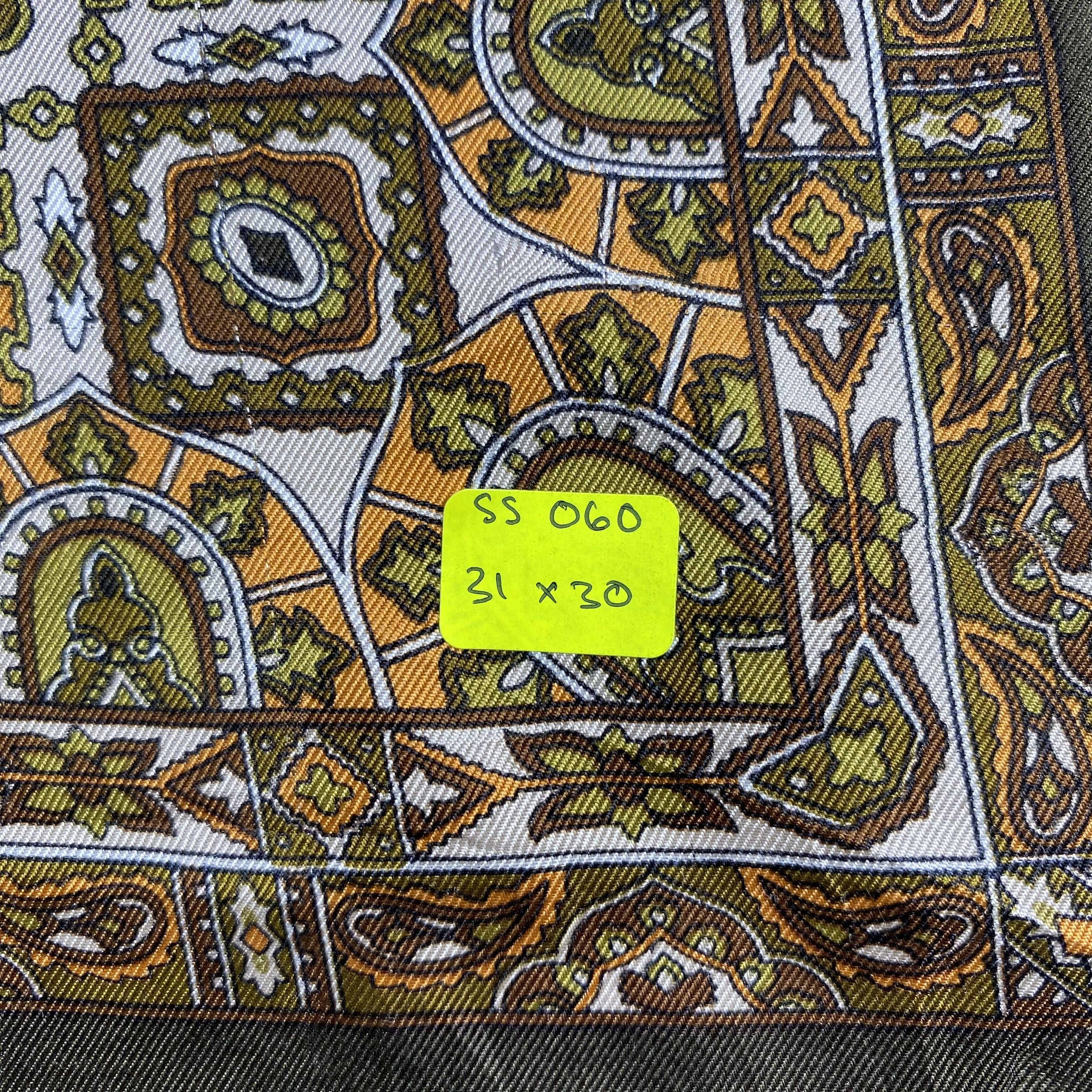Japanese Brand × Vintage Vintage Unknown Paisley Silk Scarf SS060 Size ONE SIZE - 10 Thumbnail