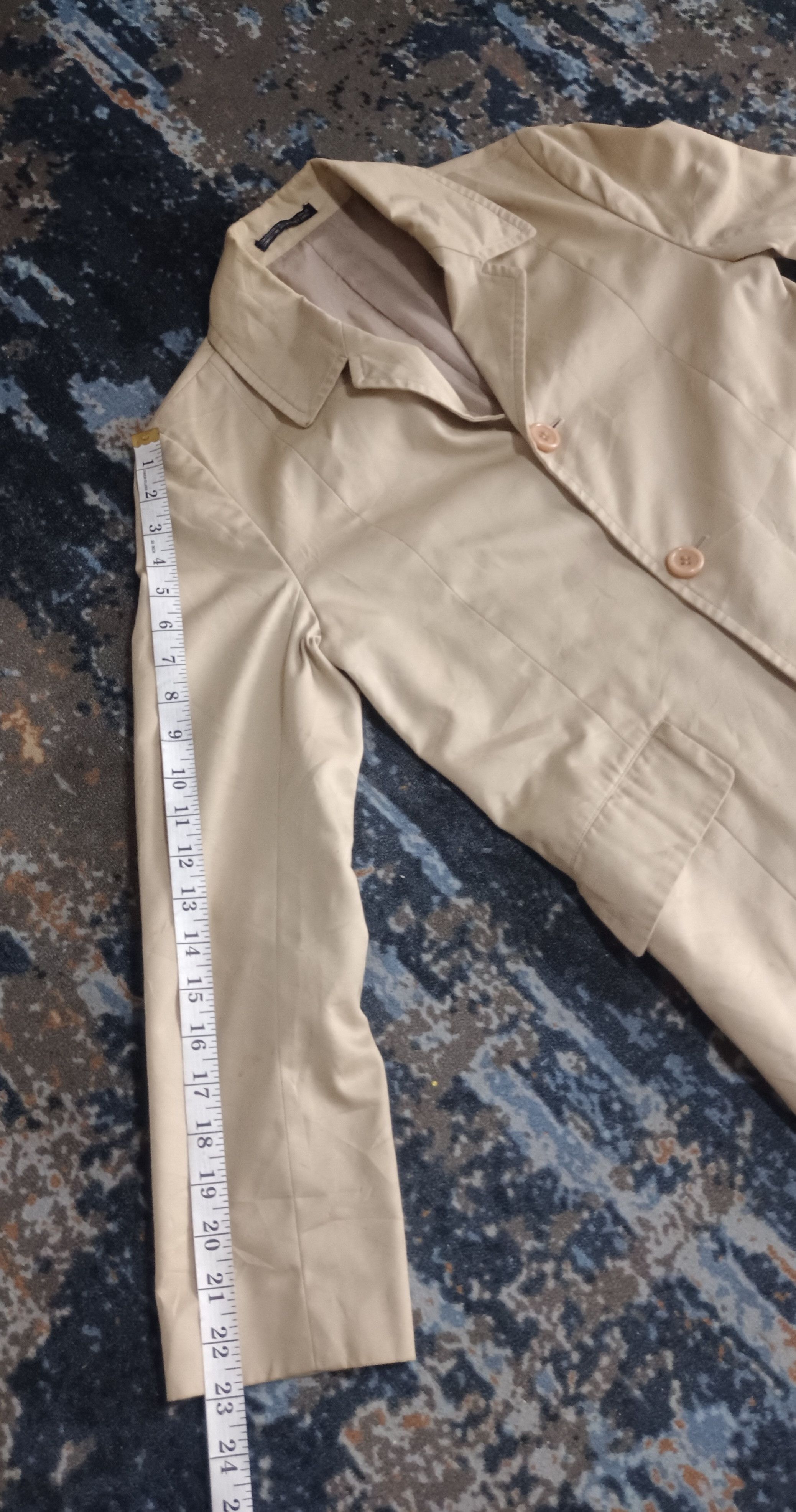 Japanese Brand × Yohji Yamamoto Yohji Yamamoto Ined Trench Coat Size US S / EU 44-46 / 1 - 15 Thumbnail