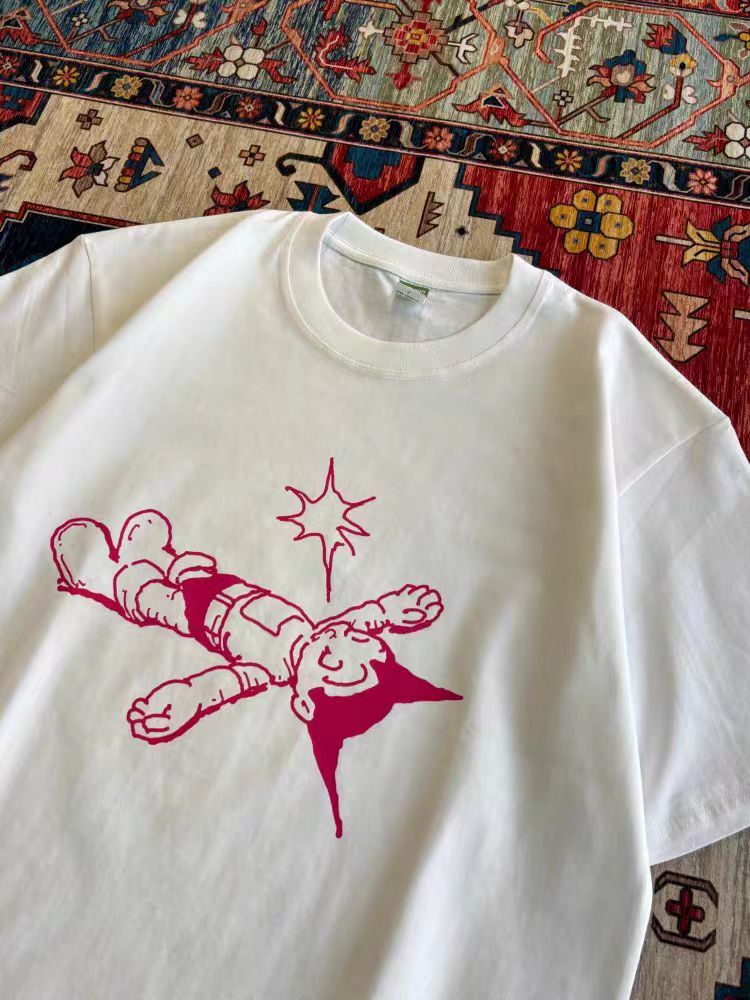 Vintage White Vintage-Style Astro Boy Graphic T-Shirt Size US M / EU 48-50 / 2 - 2 Thumbnail