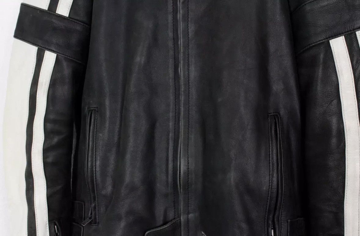 West Coast Choppers Highway1 Road Crew Leather Jacket Moto Racing Y2K Size US L / EU 52-54 / 3 - 12 Thumbnail