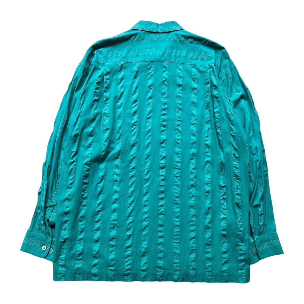 Issey Miyake × Japanese Brand Vintage Issey Miyake Button Up Shirt Long Sleeve Size US L / EU 52-54 / 3 - 11 Thumbnail