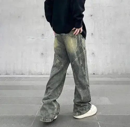 Japanese Brand VIBE Multi Lining Acid Wash Jeans Size US 30 / EU 46 - 4 Thumbnail