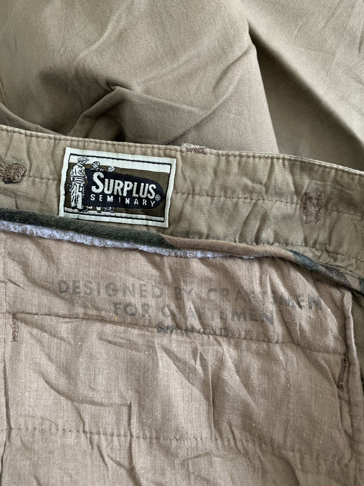 Japanese Brand Surplus Seminary Military Cargo Trousers Size US 34 / EU 50 - 5 Thumbnail