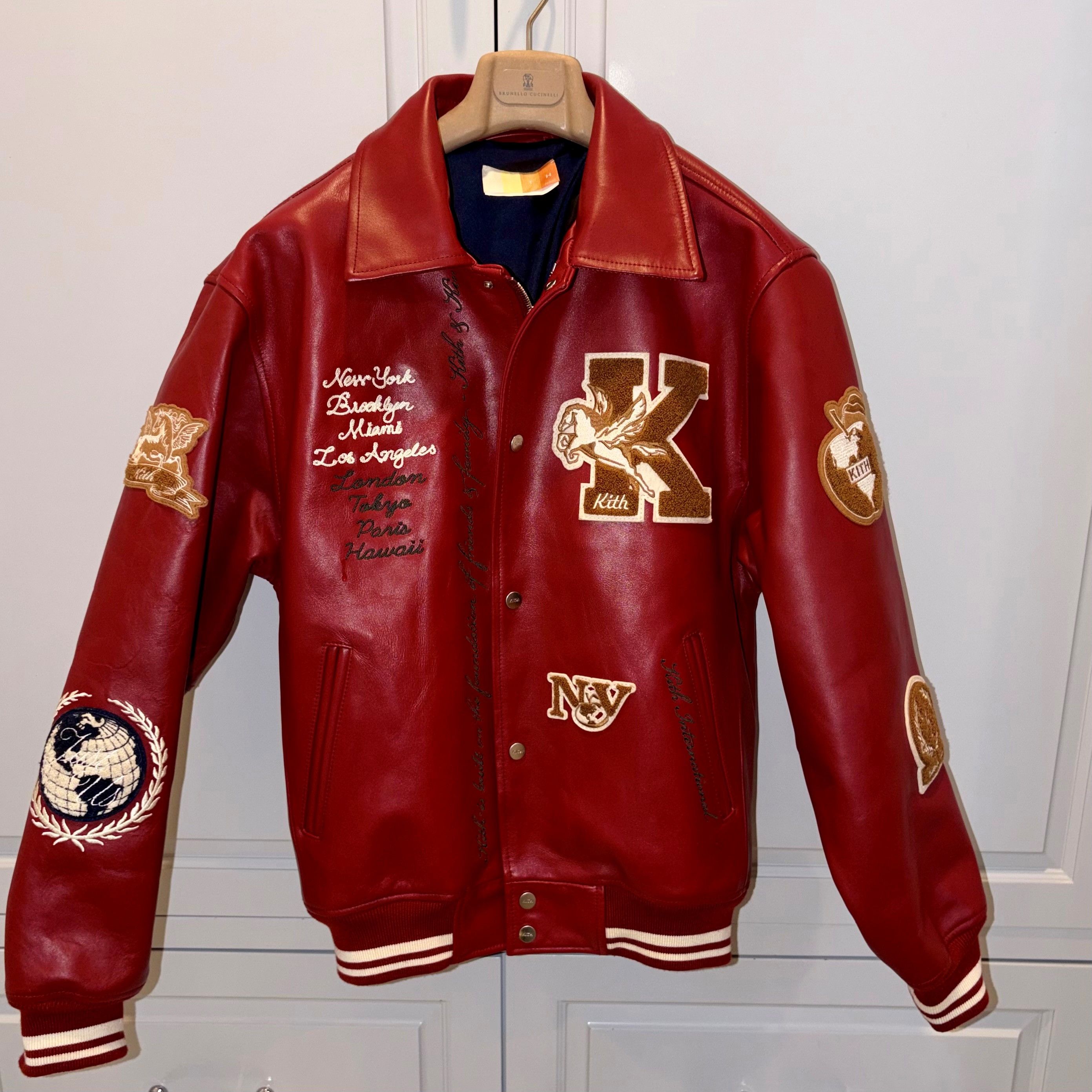 Kith Kith Leather Coaches Jacket Allure Men's Size US M / EU 48-50 / 2 - 1 Thumbnail