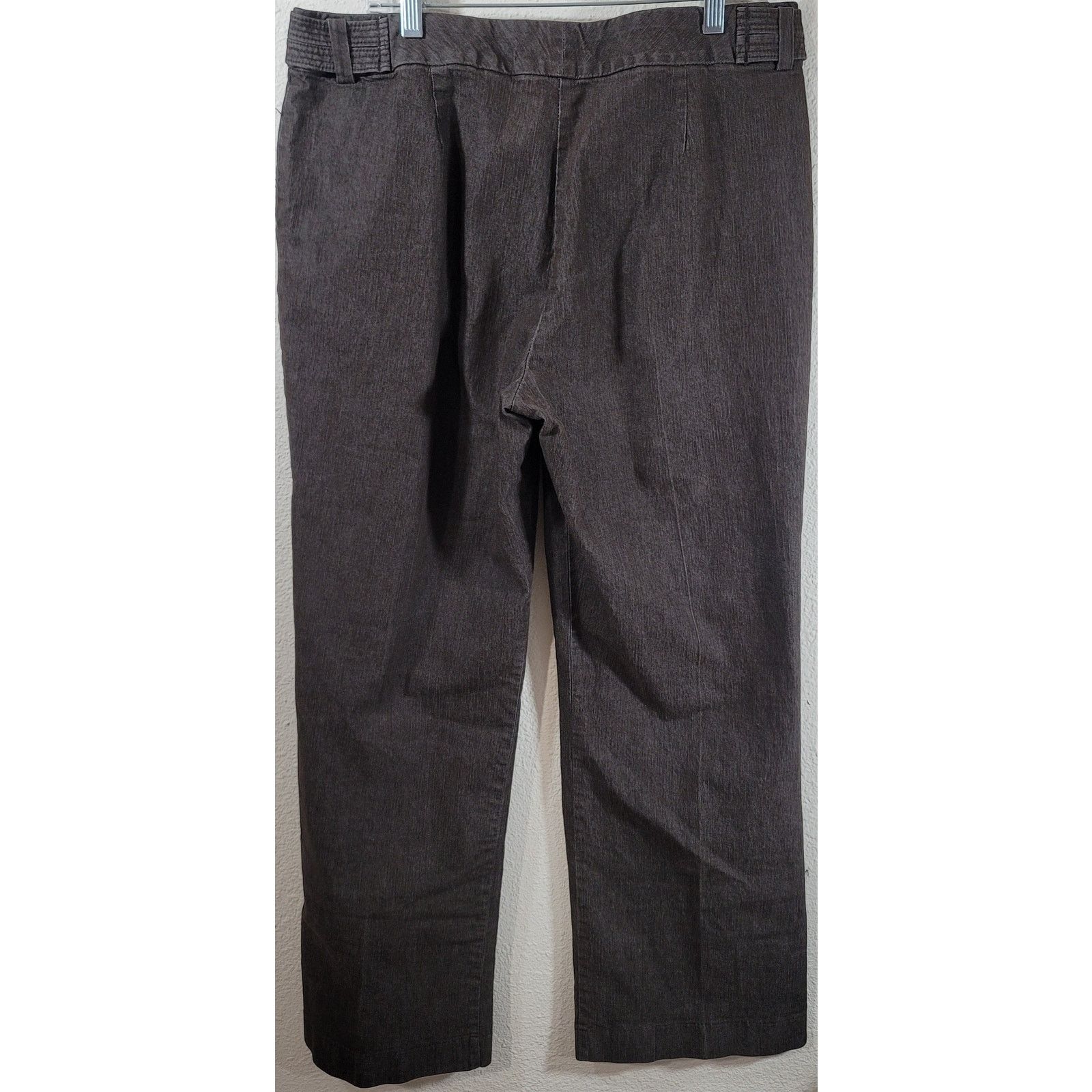 Other Larry Levine Brown Heathered Stretch Dress Pants 12 Size 34" / US 12 / IT 48 - 2 Thumbnail