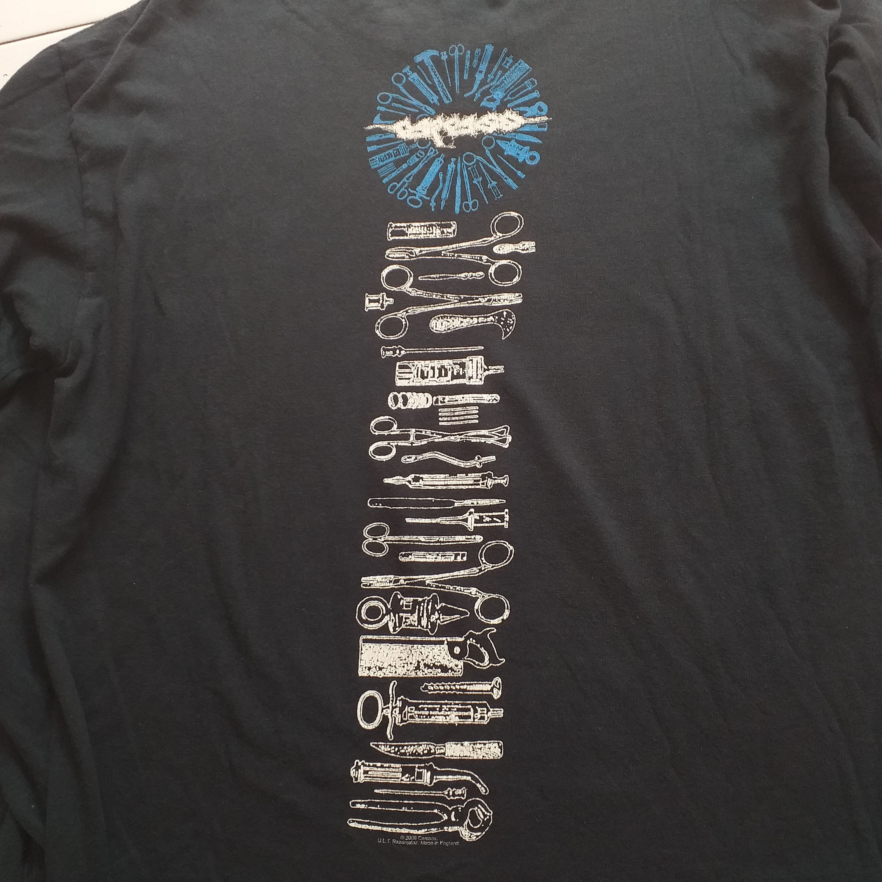Band Tees Vintage Carcass Long Sleeve 2009 Y2K T shirt Size US L / EU 52-54 / 3 - 3 Thumbnail