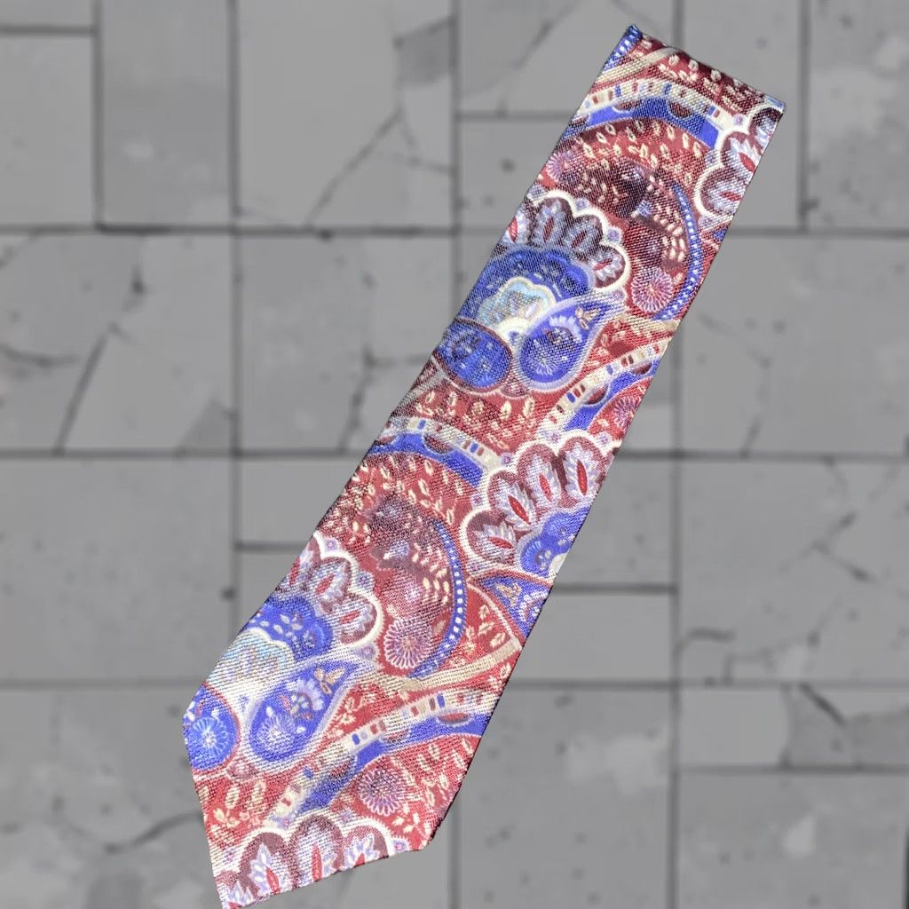 Nordstrom Nordstrom Robert Talbott Multi Color Silk Italian Made Graphic Paisley Tie 58 In Size ONE SIZE - 1 Thumbnail