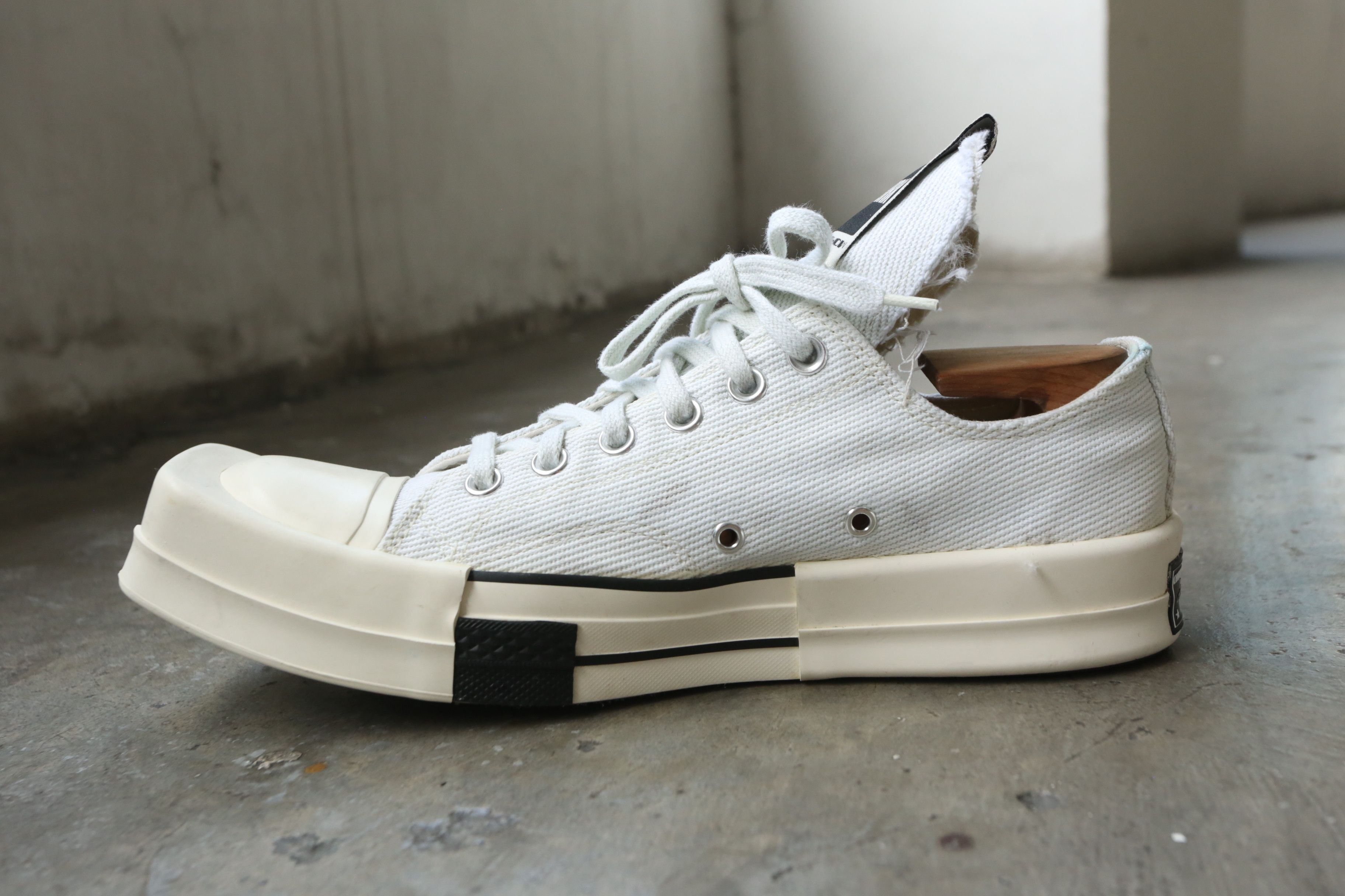 Converse × Rick Owens Drkshdw Converse - RO DRKSHDW - F/W 21 - TURBODRK Chuck 70 Ox Size US 8.5 / EU 41-42 - 3 Thumbnail