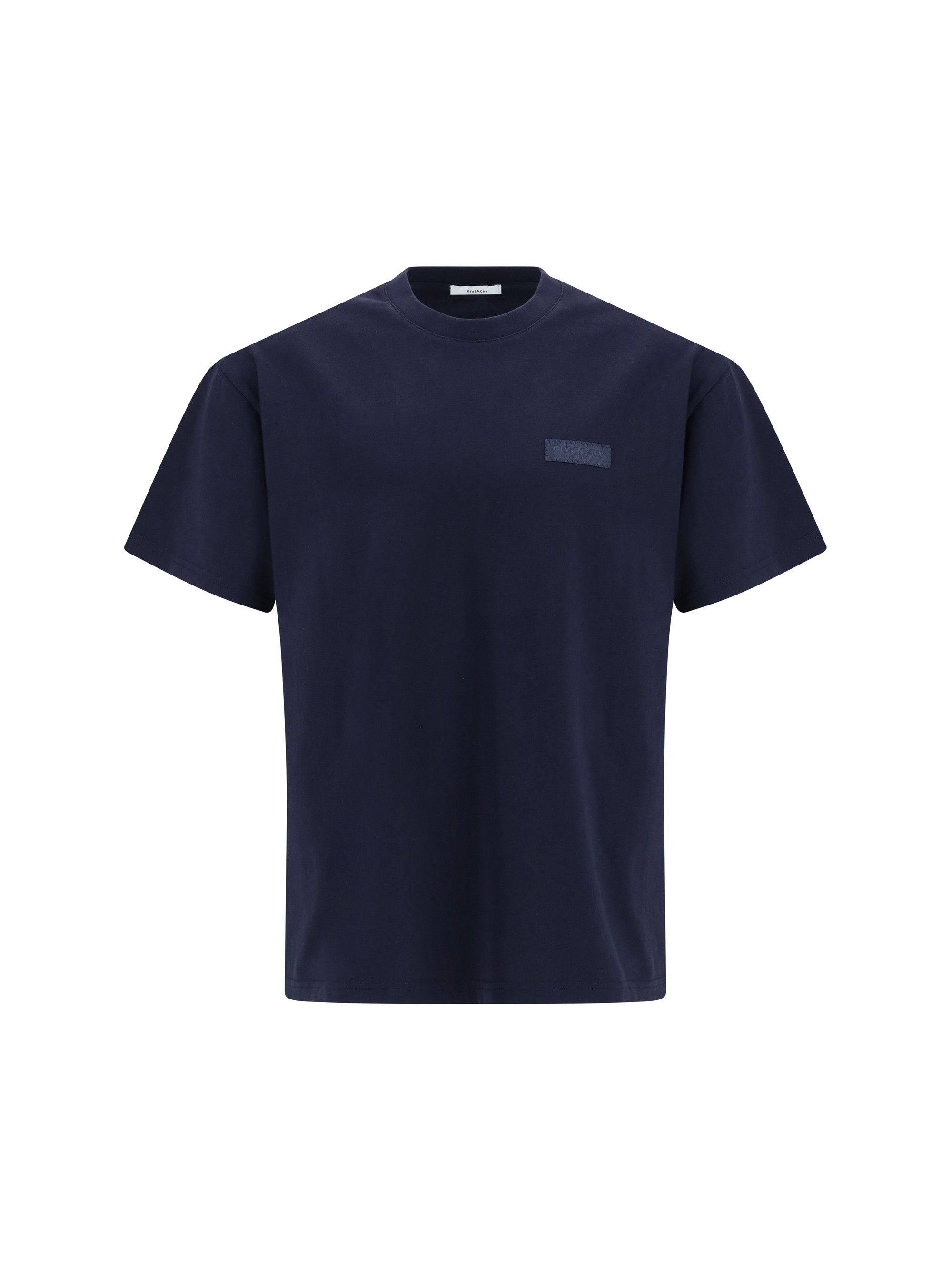 Givenchy Cotton T-Shirt with logo patch Size US S / EU 44-46 / 1 - 1 Thumbnail