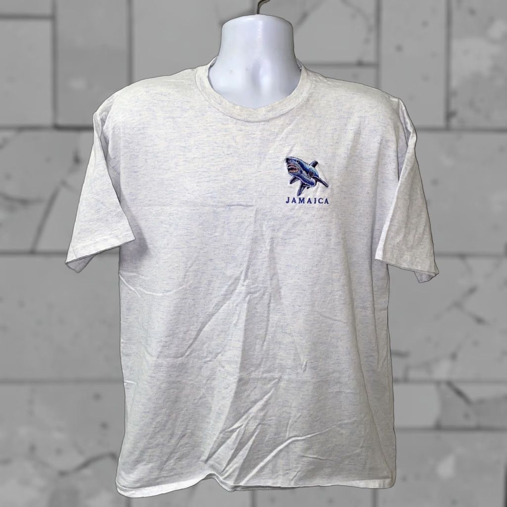 Vintage VINTAGE Cal Cru Mens White USA Made Short Sleeve T-Shirt XL Jamaica Short Sleeve Shirt Regular Size White Solid Cotton Mens Size US XL / EU 56 / 4 - 1 Thumbnail