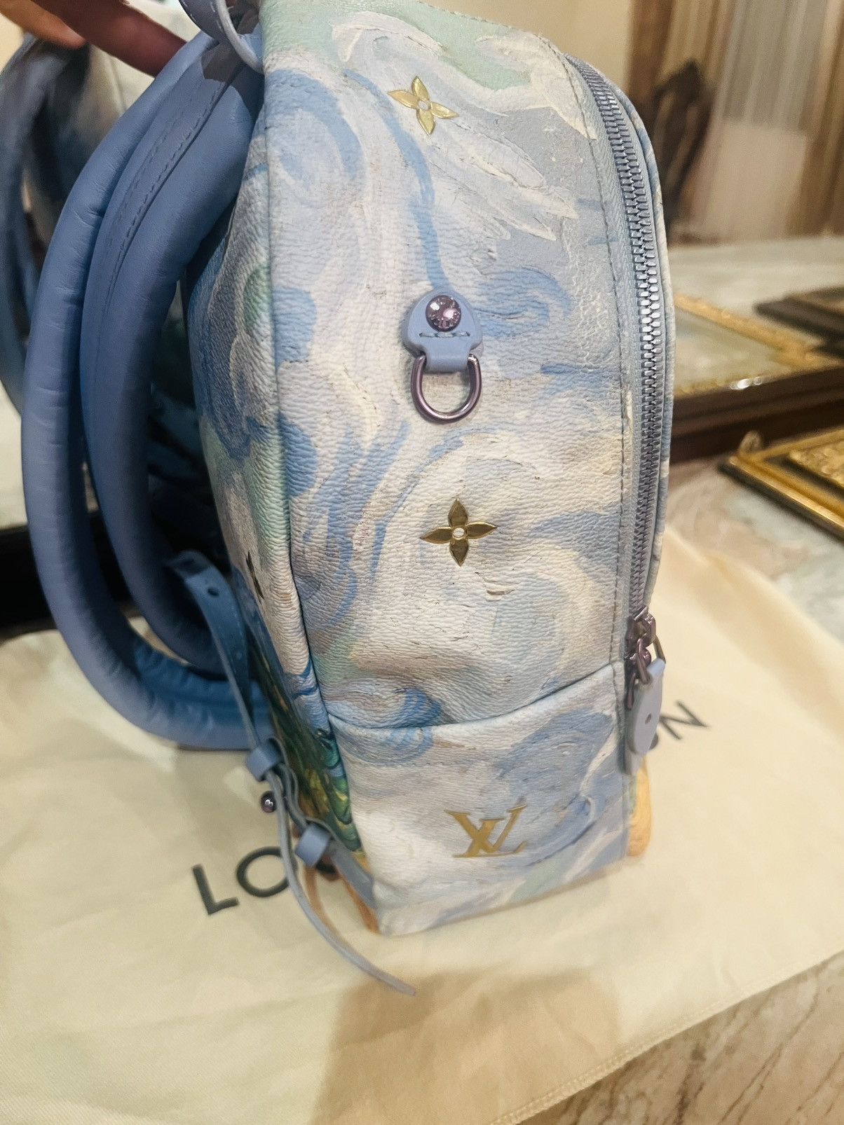Louis Vuitton Louis Vuitton 2017 Van Gogh Palm Springs PM Backpack Size ONE SIZE - 12 Thumbnail